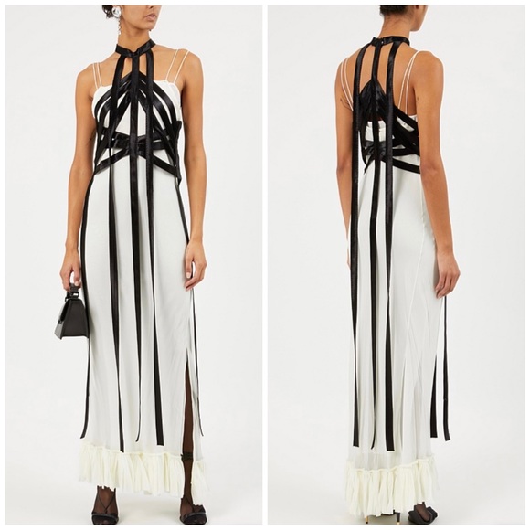 KHAITE Tops - KHAITE Sukey FESTIVAL Straps Harness RUNWAY LOOK Black Designer Edgy Concert